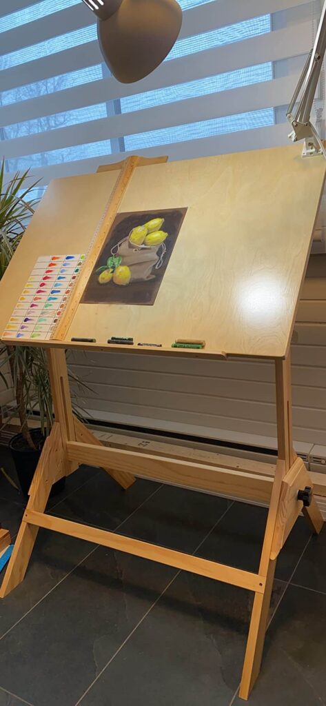 Caballetes pintura  Atril de mesa para pintar cuadros