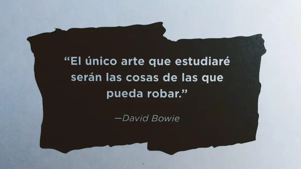 roba como un artista frases